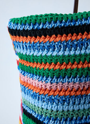 Miu Miu Crochet Tote Bag Blue miu0260021