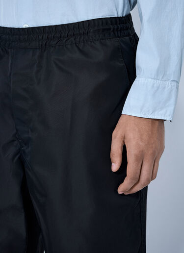 LN-CC® - Prada: Elasticated Waist Trousers - Black Prada Elasticated Waist Trousers Black pra0165007