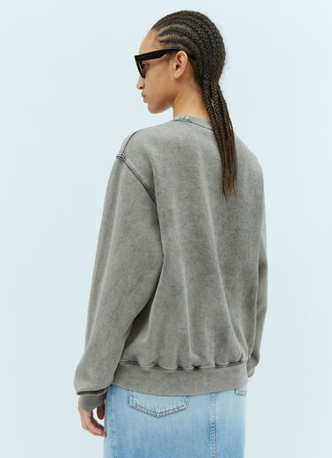 Acne Studios Blurred Logo Sweatshirt Grey acn0254030