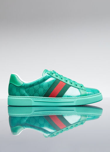 GG Crystal Canvas Sneakers Gucci GG Crystal Canvas Sneakers Green guc0154030