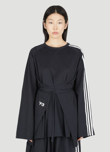 Sail Closure T-Shirt Y-3 Sail Closure T-Shirt Black yyy0254002