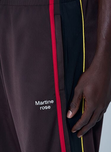 Martine Rose Logo Motif Track Pants Brown mtr0162008