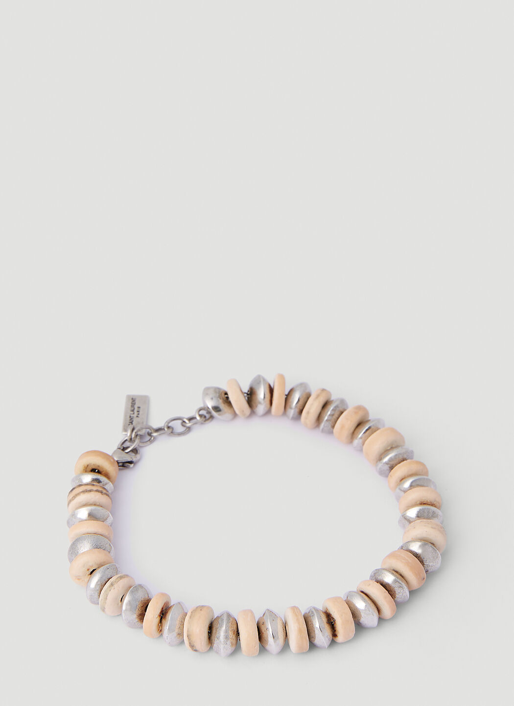 Saint Laurent Multi Beads Bracelet Brown sla0156056