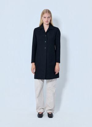 Jil Sander Single-Breasted Wool Coat Black jil0264030