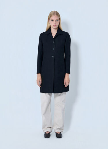 Jil Sander Single-Breasted Wool Coat Black jil0264030