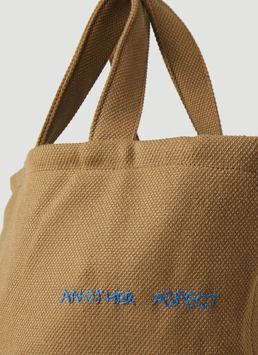 ANOTHER ASPECT Logo Embroidered Tote Bag Khaki ana0149005