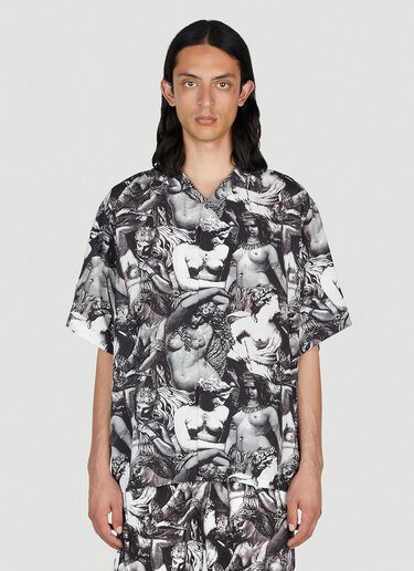 UNDERCOVER Graphic Print Shirt Black und0152002