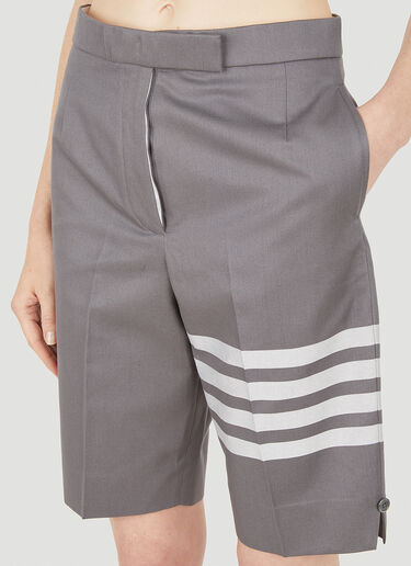 Thom Browne Striped Bermuda Shorts  Grey thb0248027