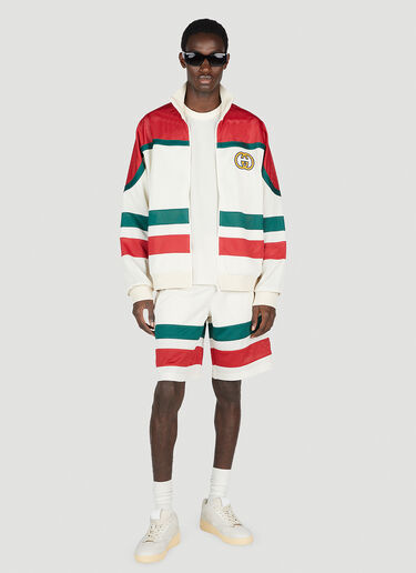 Gucci Basketball Track Shorts Ivory guc0153003