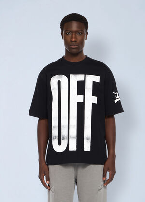 Off-White Big Off Diagonal Skate Logo T-Shirt Black ofw0162010