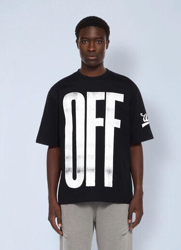 Off-White Big Off Diagonal Skate Logo T-Shirt Black ofw0162010