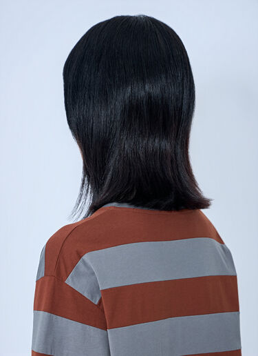 Miu Miu Striped Jersey T-Shirt Grey miu0265013