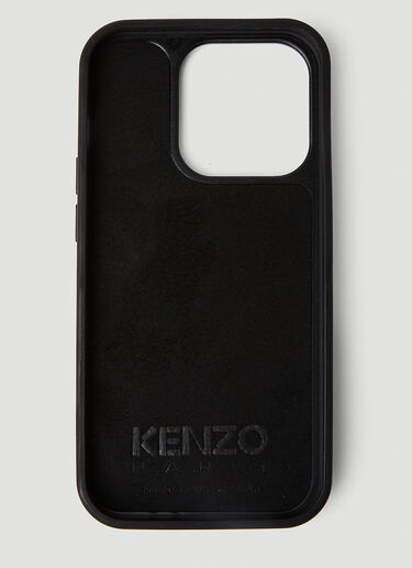 Kenzo ロゴパッチ iPhone 14 Proケース ブラック knz0152048