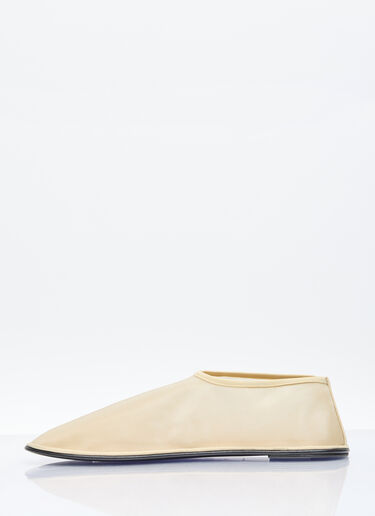 The Row Sock Ballerina Flats Beige row0256036