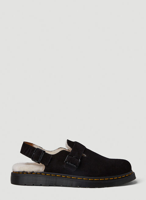 Dr. Martens 조르주 시어링 버클 뮬 Black drm0348002