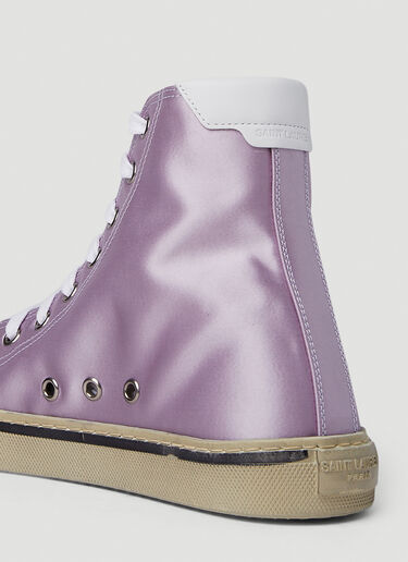 Saint Laurent 말리부 새틴 스니커즈 라일락 sla0250071
