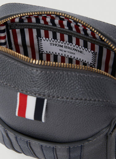 Vertical Camera Crossbody Bag Thom Browne Vertical Camera Crossbody Bag Grey thb0152018