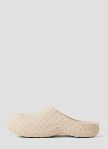 Bottega Veneta Beebee Clog Slippers Cream bov0152012