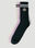 Balenciaga Pack Of Three Logo Patch Socks Black bal0252033