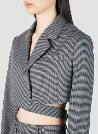 Rokh Cropped Blazer Grey rok0251008