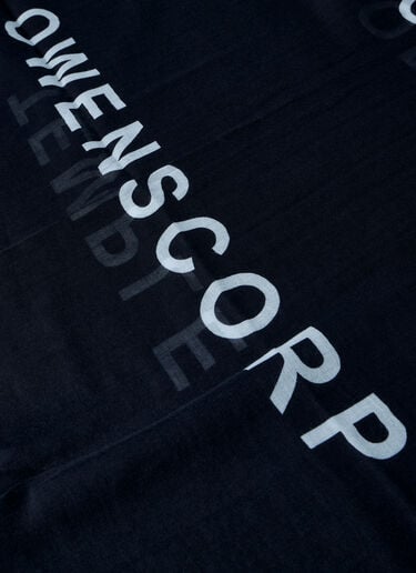 Rick Owens Printed Cotton Scarf Black ric0263033