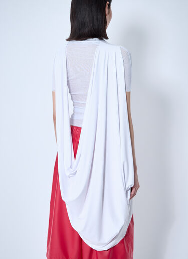 Sia Arnika Draped Mesh Top White sia0260005