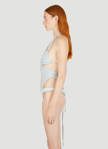 Entire Studios Asymmetric Swimsuit Light Grey ent0250006