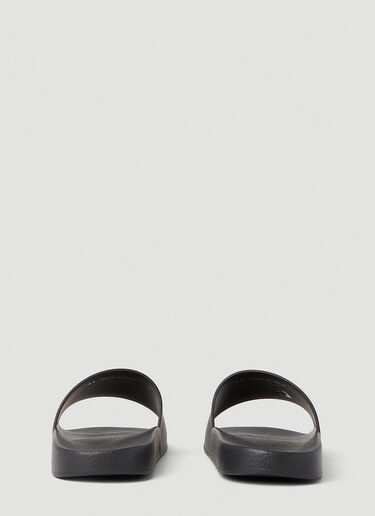 Embossed Logo Slides Moncler Embossed Logo Slides Black mon0152044