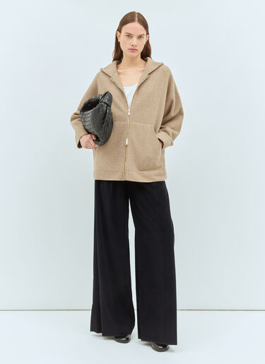 Max Mara 오버사이즈 울 & 캐시미어 맨투맨 베이지 max0258012