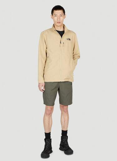 The North Face トラベルロゴプリントショーツ グリーン tnf0152044
