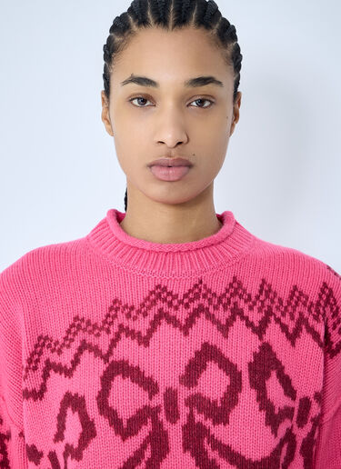 Acne Studios 提花针织衫  粉色 acn0260003