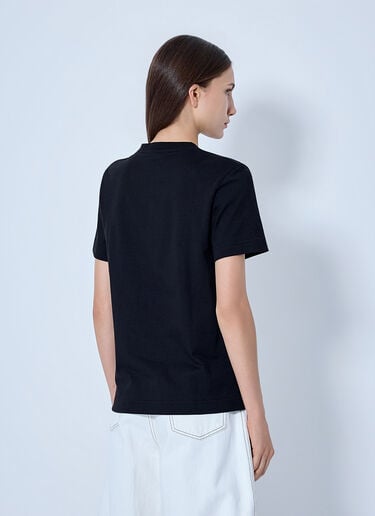 LN-CC® - Jacquemus: Gros Grain Short-Sleeve T-Shirt - Black Jacquemus Gros Grain Short-Sleeve T-Shirt Black jac0266022