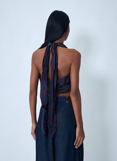 Dries Van Noten Draped Top Brown dvn0262008