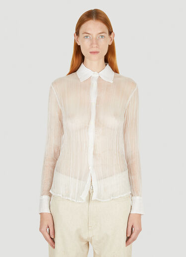 Our Legacy 70s Line Shirt White our0250007