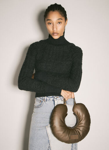 MM6 Maison Margiela Travel Pillow Bag Brown mmm0358001