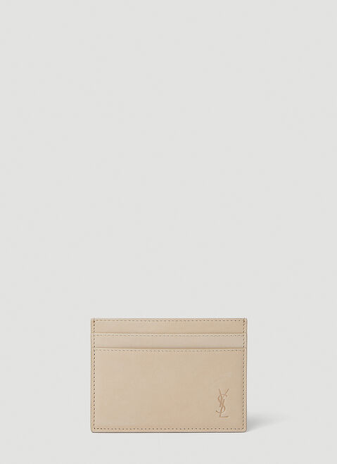 Saint Laurent Debossed Logo Cardholder Black sla0154010