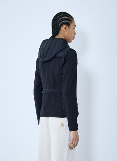 Moncler Grenoble パデッドフード付きジップアップジャケット  ブラック mog0259006