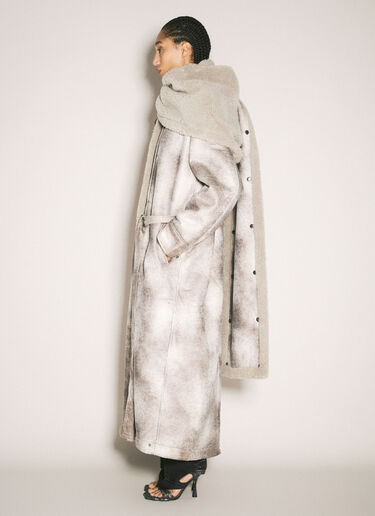 Y/Project Snap-Off Hood-Panel Aviator Coat Grey ypr0358001