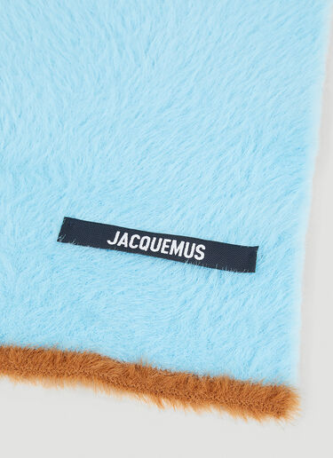 Jacquemus L’Echarpe Neve Scarf Light Blue jac0150035