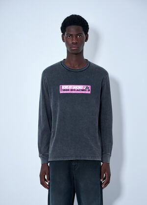 ACMH Logo Crewneck Long Sleeve T-Shirt Grey acm0164009