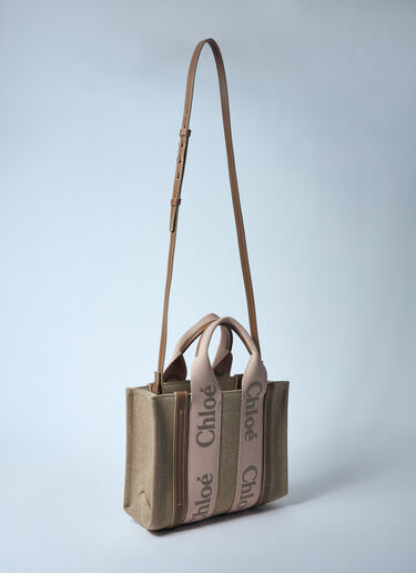 Chloé Small Woody Tote Bag Beige chl0259044