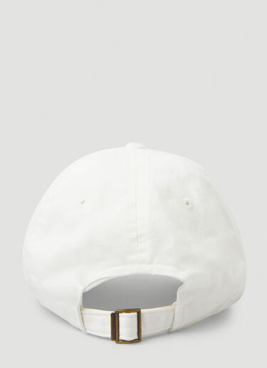 Pressure Embroidered Logo Cap White prs0148031