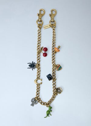 Coach Chain Strap With Charms Gold coa0266016