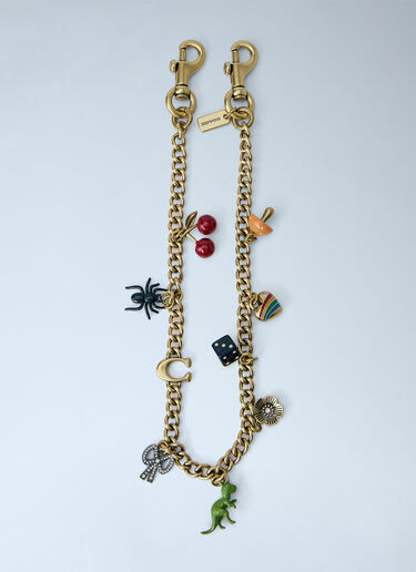 LN-CC® - Coach: Chain Strap With Charms - Gold Coach Chain Strap With Charms Gold coa0266016