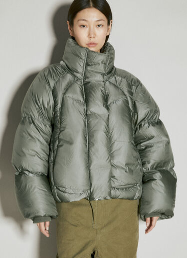 Entire Studios UVR Puffer Down Jacket Khaki ent0253035