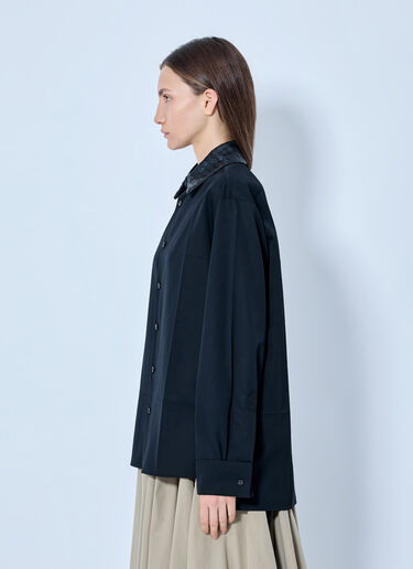 LN-CC® - Bottega Veneta: Light Wool Twill Shirt - Black Bottega Veneta Light Wool Twill Shirt Black bov0265066