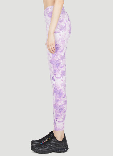 The North Face Interlock Tie-Dye Print Leggings Purple tnf0252045