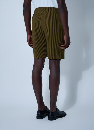 Homme Plissé Issey Miyake Pleated Shorts Khaki hmp0161004