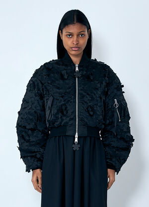 Cecilie Bahnsen x Alpha Industries MA-1 Bomber Jacket Black cai0264001