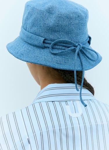 Jacquemus Le Bob Gadjo Denim Bucket Hat Blue jac0256089